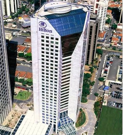Fachada do Hilton São Paulo Morumbi